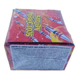 Kompaktní ohňostroj Saturn Missiles pískající raketky 100 ran PPBR100S