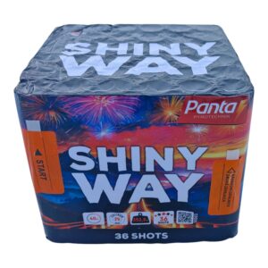 Kompaktní ohňostroj Shiny Way 36 ran PPB36701