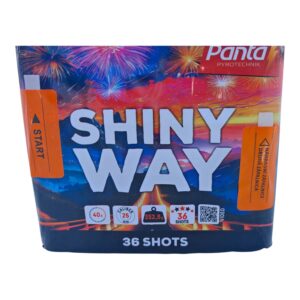 Kompaktní ohňostroj Shiny Way 36 ran PPB36701