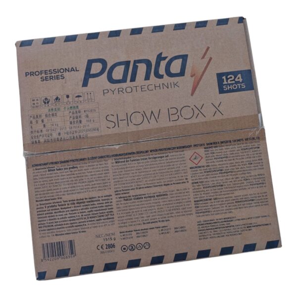Složený ohňostroj SHOW BOX X 124 ran PPFC12410